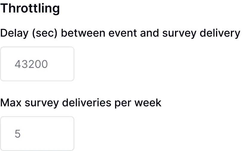 Slack and Teams integration interface for sending surveys without breaking developer workflow
